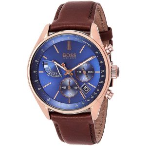 1513604-hugo-boss-watch-men-blue-dial-leather-brown-strap-quartz-analog-chronograph-grand-prix_2